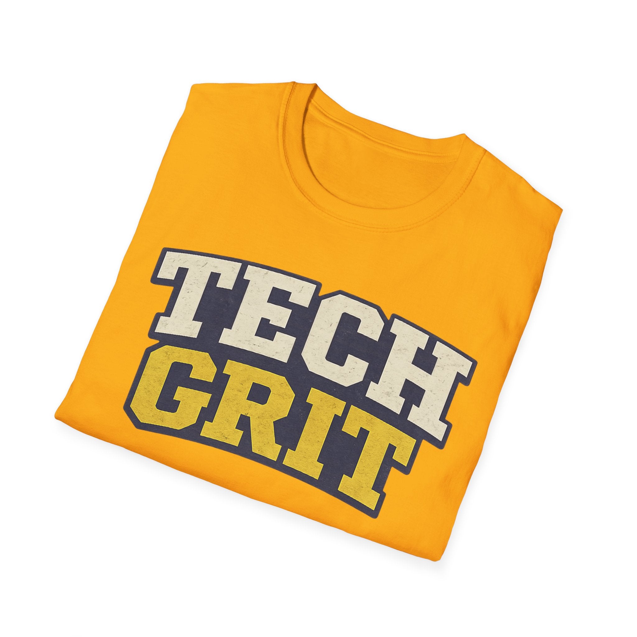 Ga. Tech Grit T-Shirt — Collegiate Retro Graphic Tee for Engineers & Students