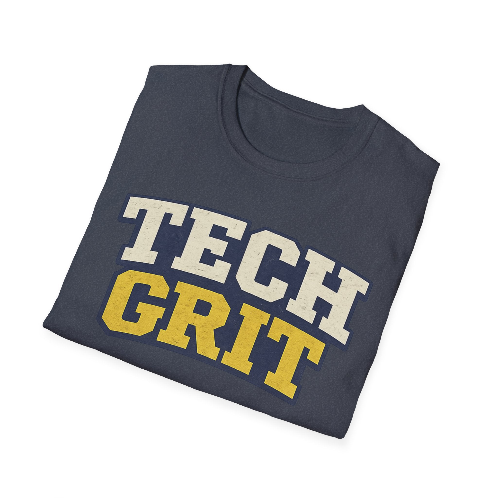 Ga. Tech Grit T-Shirt — Collegiate Retro Graphic Tee for Engineers & Students