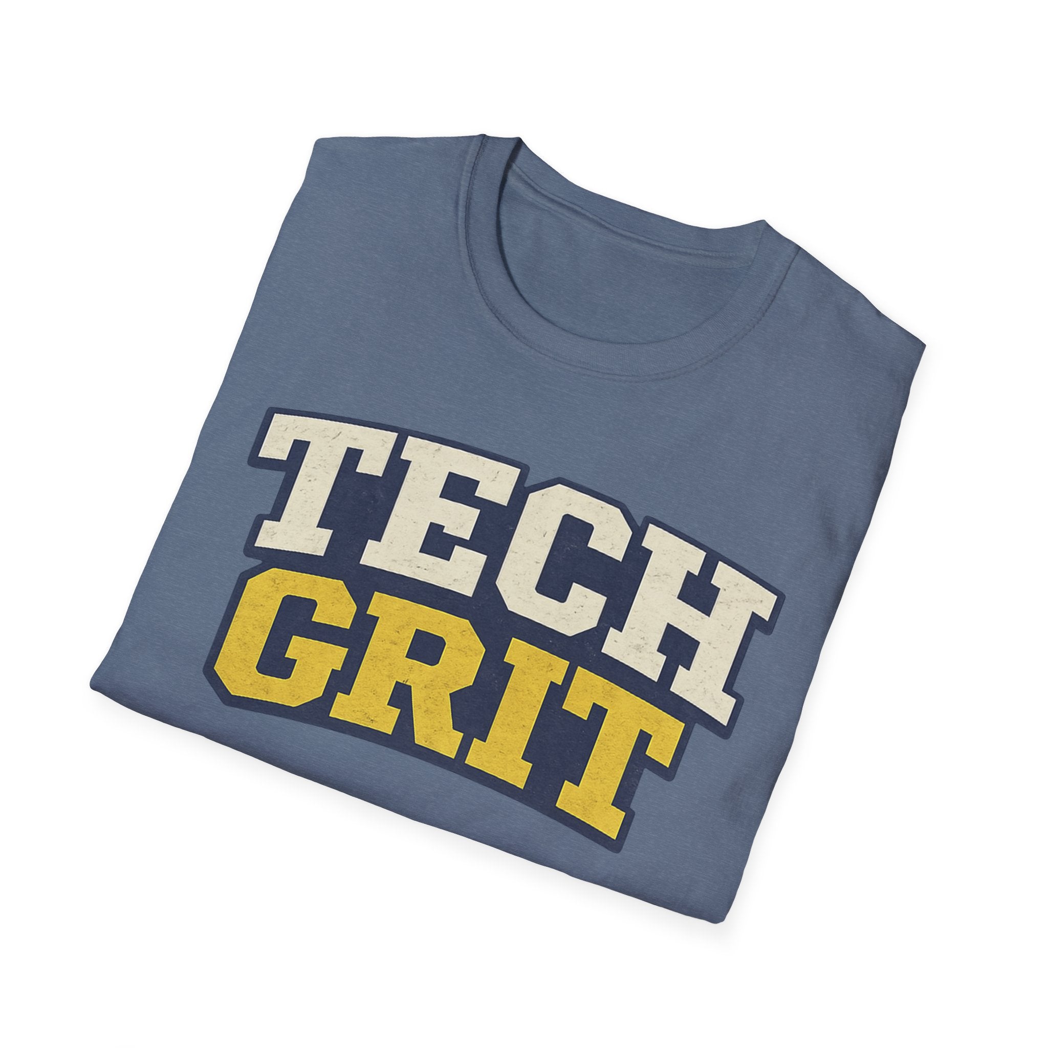 Ga. Tech Grit T-Shirt — Collegiate Retro Graphic Tee for Engineers & Students