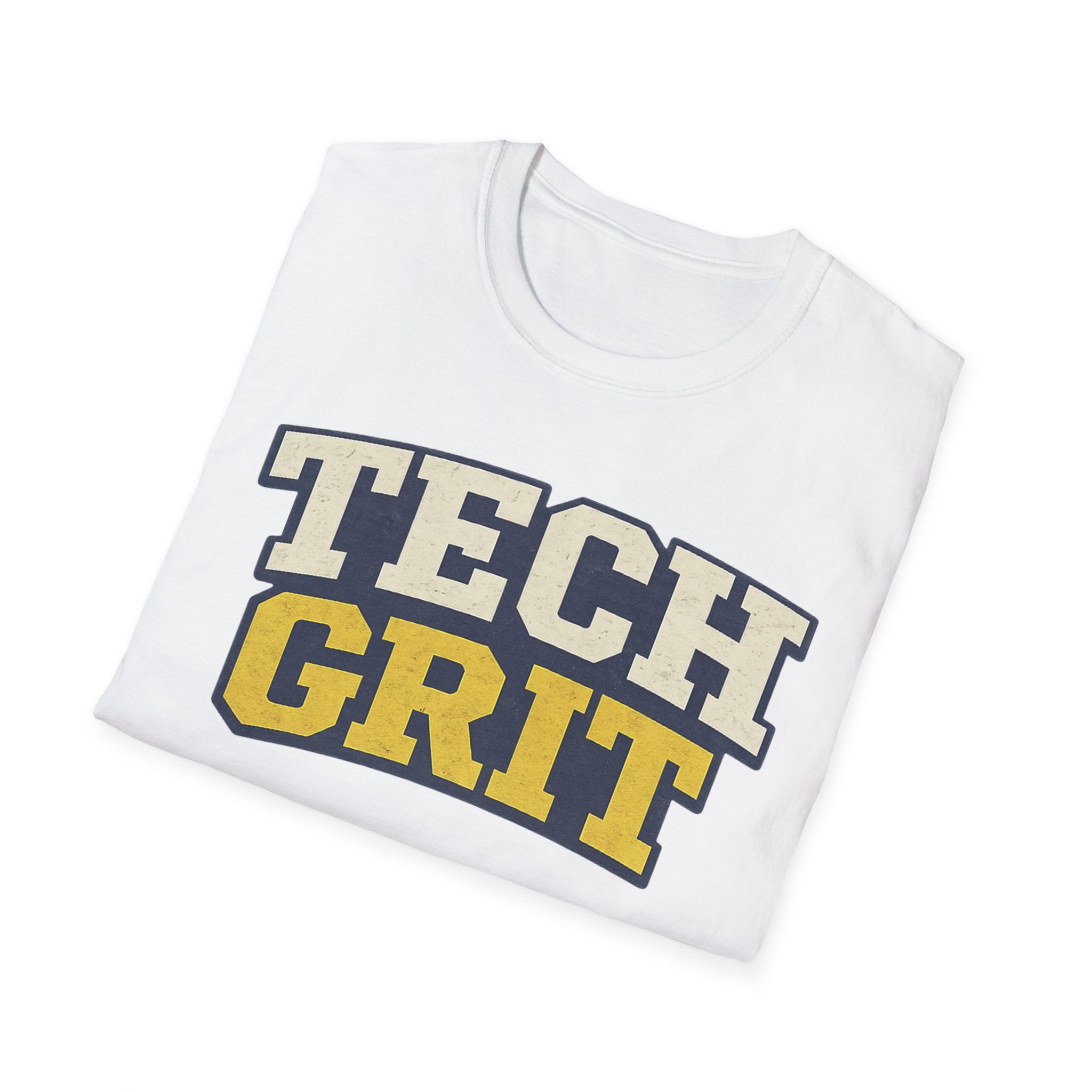 Ga. Tech Grit T-Shirt — Collegiate Retro Graphic Tee for Engineers & Students